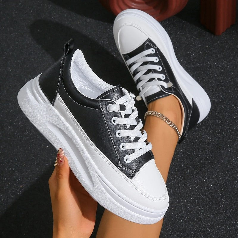 Bella Women's Platform Lace-Up Sneakers