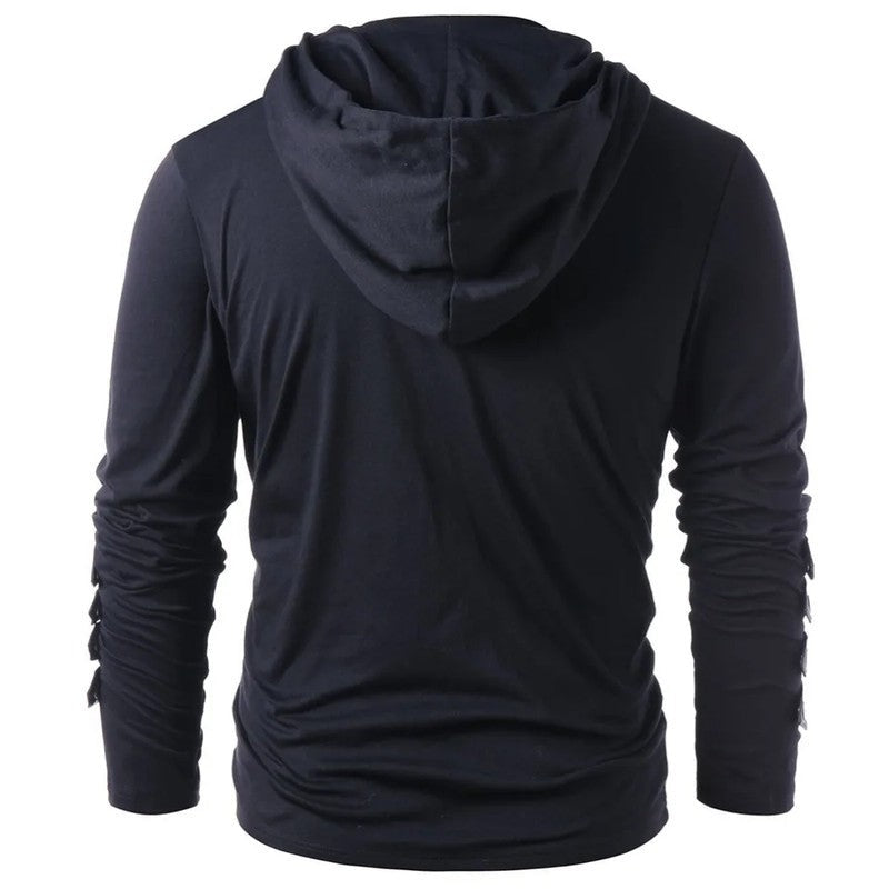 Dylan Lace-Up Grommet Detail Hoodie