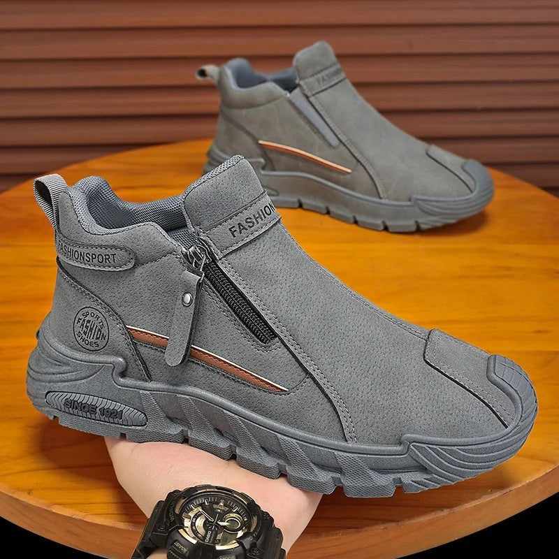 Miles Zip High-Top Sport Sneakers