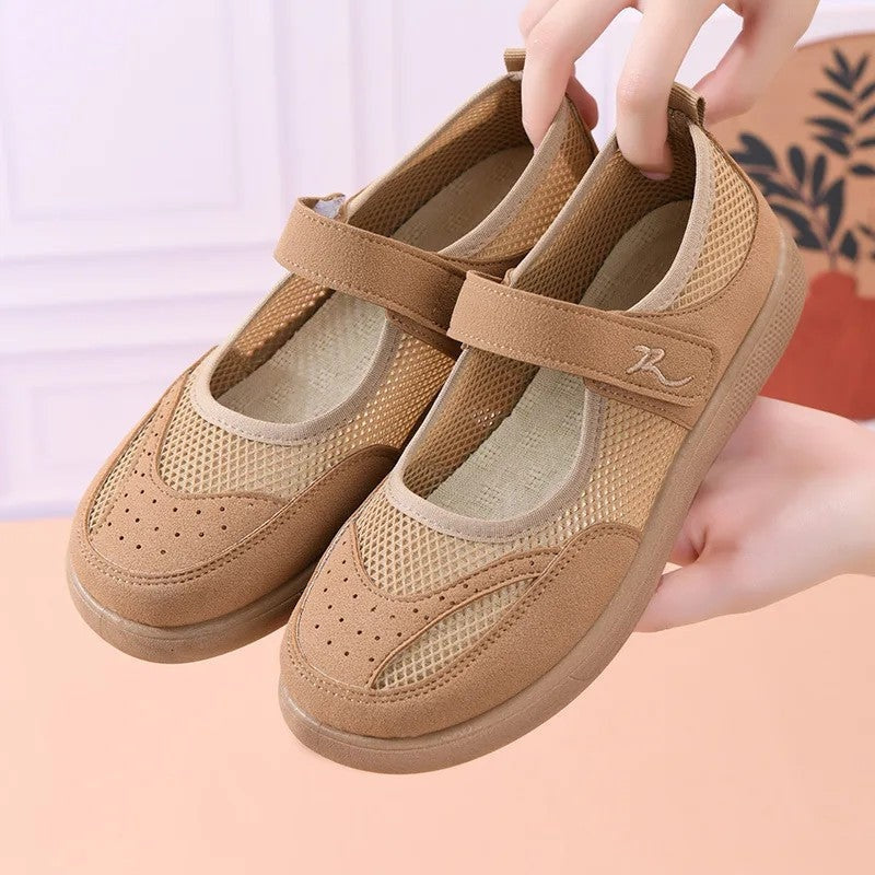 Nina Women's Mesh Mary Jane Flats