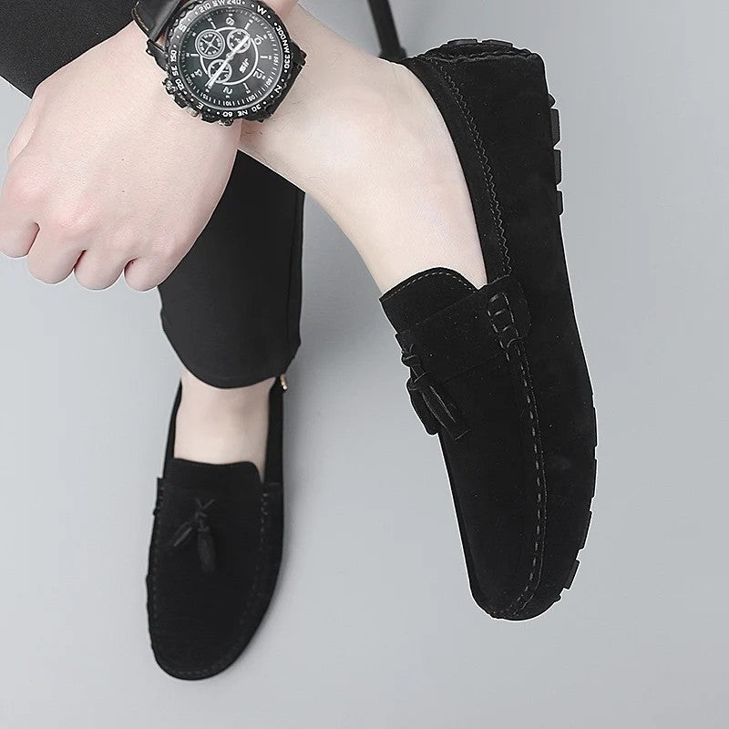 Simon Men's Suede Driving Loafer Moccasin