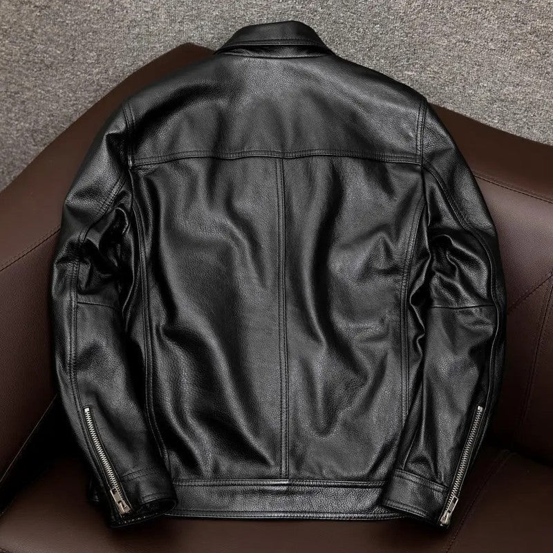 Amanda Relaxed Vintage Leather Jacket