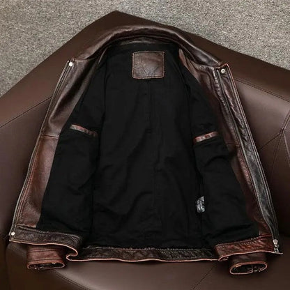 Amanda Relaxed Vintage Leather Jacket