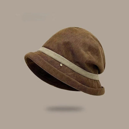 Amelia Corduroy Relaxed Cloche Hat