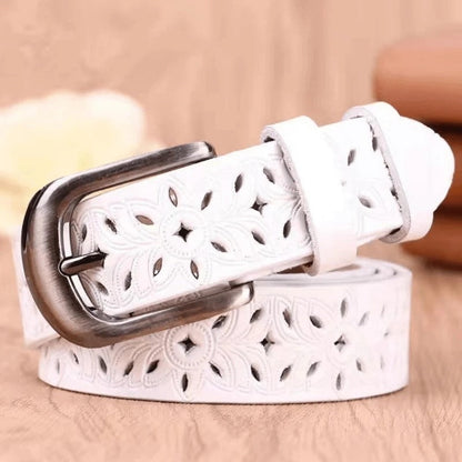 Angela Floral Cutout Western Belt