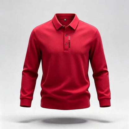 Anton Relaxed Stretch Long Sleeve Polo