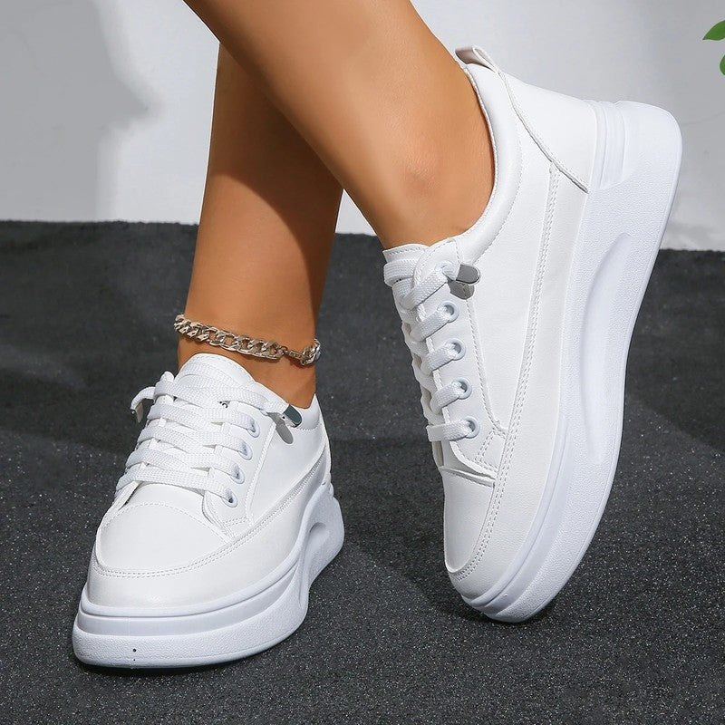Bella Women's Platform Lace-Up Sneakers