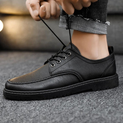 Benjamin Rugged Stitch Detail Derby Shoes