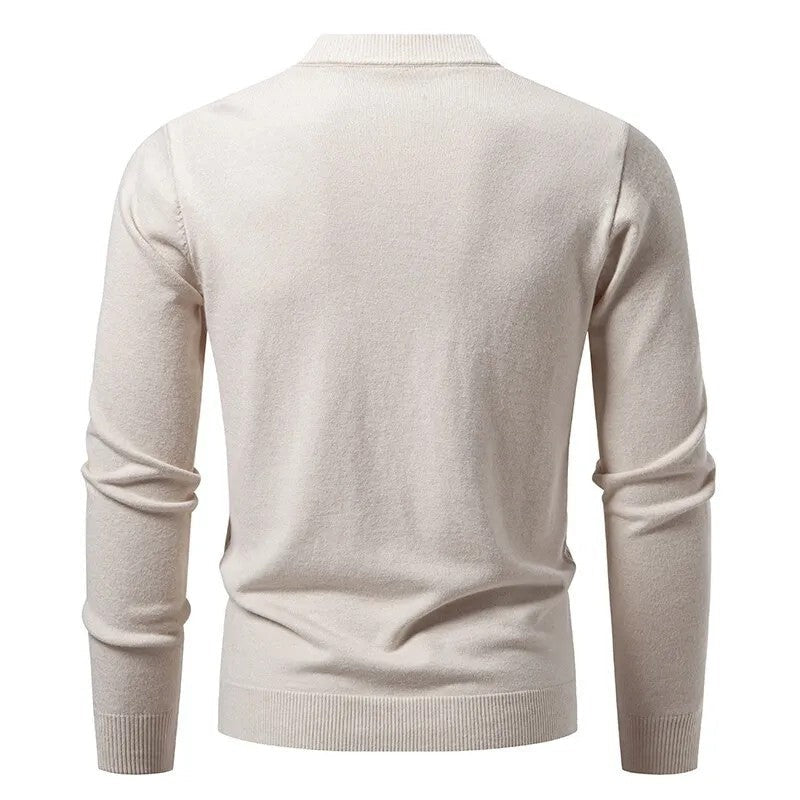 Bianca Textured V-Neck Knit Cardigan