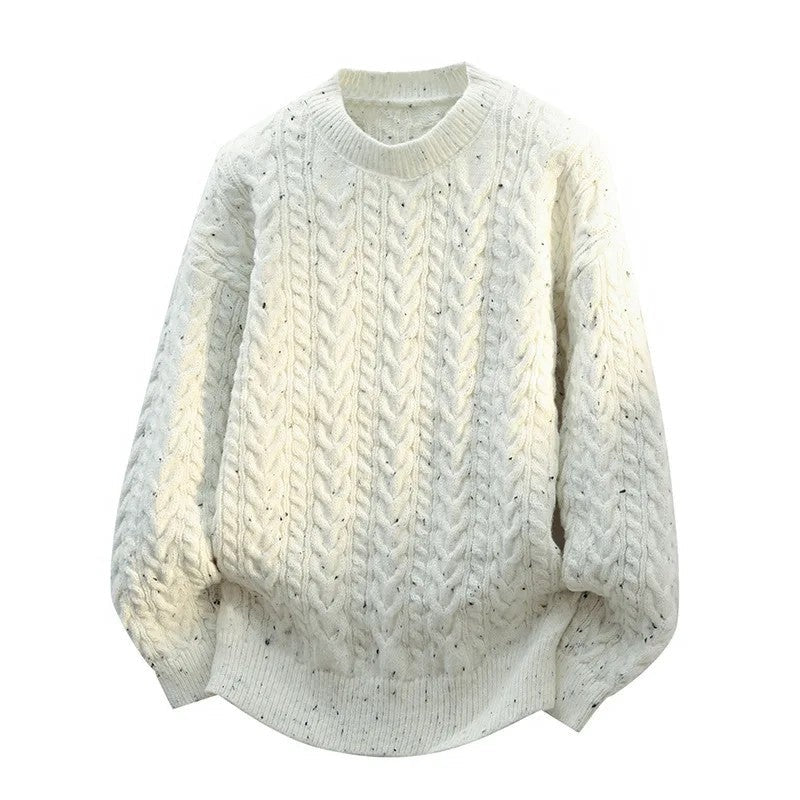 Carlo Relaxed Cable Knit Sweater