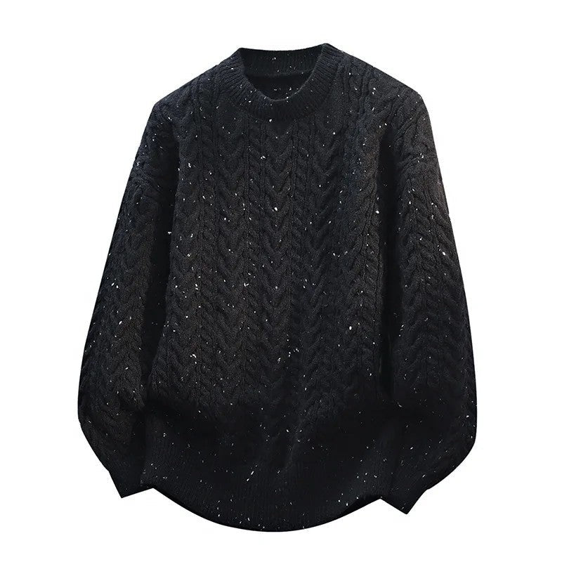 Carlo Relaxed Cable Knit Sweater