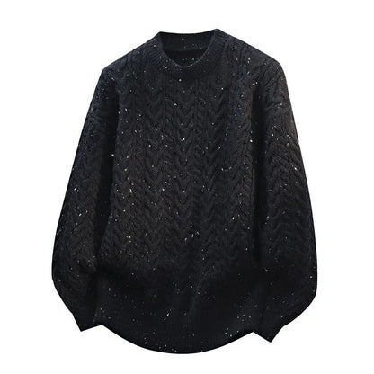 Carlo Relaxed Cable Knit Sweater