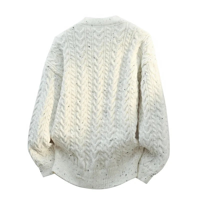 Carlo Relaxed Cable Knit Sweater