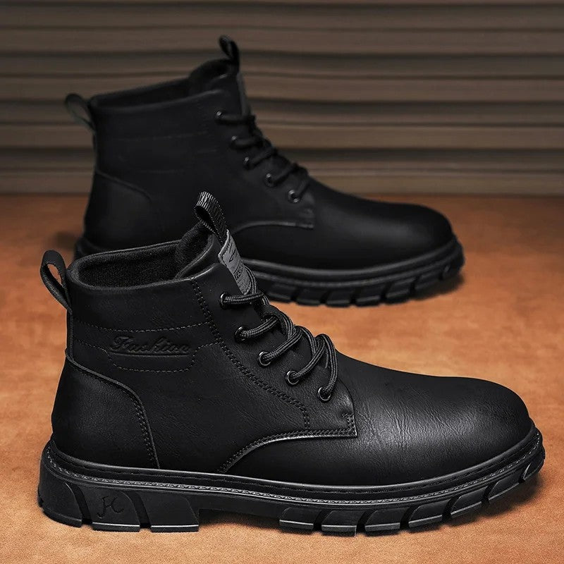 Charles Rugged Lace-Up Ankle Boot