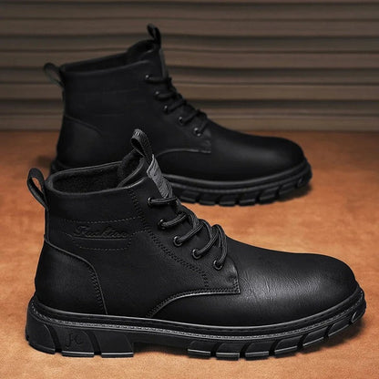 Charles Rugged Lace-Up Ankle Boot