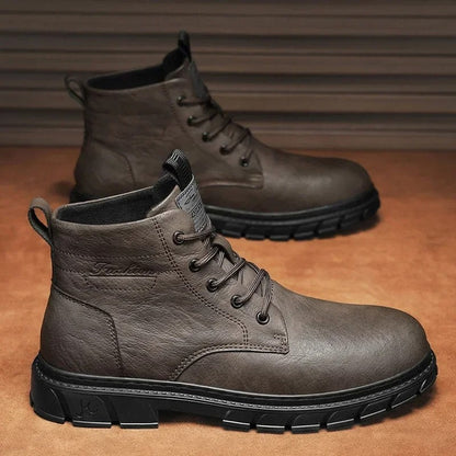 Charles Rugged Lace-Up Ankle Boot
