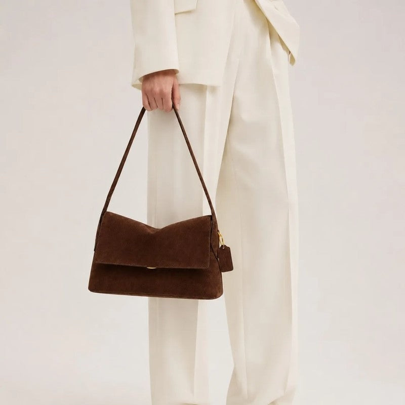 Chloe Structured Flap Shoulder Bag