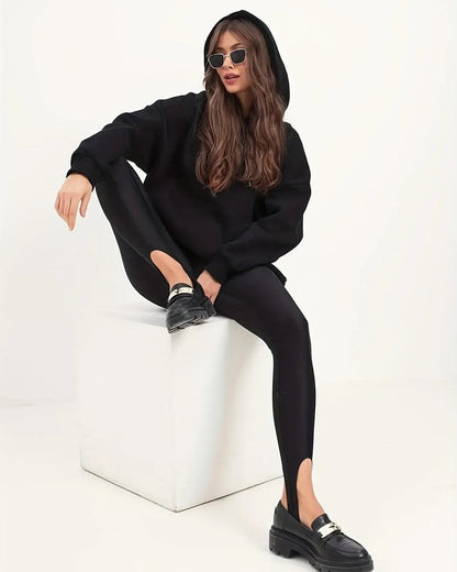 Clara Stirrup High-Rise Stretch Leggings