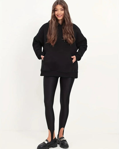 Clara Stirrup High-Rise Stretch Leggings