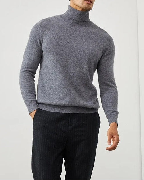 Clive Men's Refined Knit Turtleneck Sweater