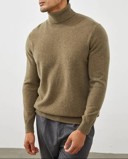 Clive Men's Refined Knit Turtleneck Sweater