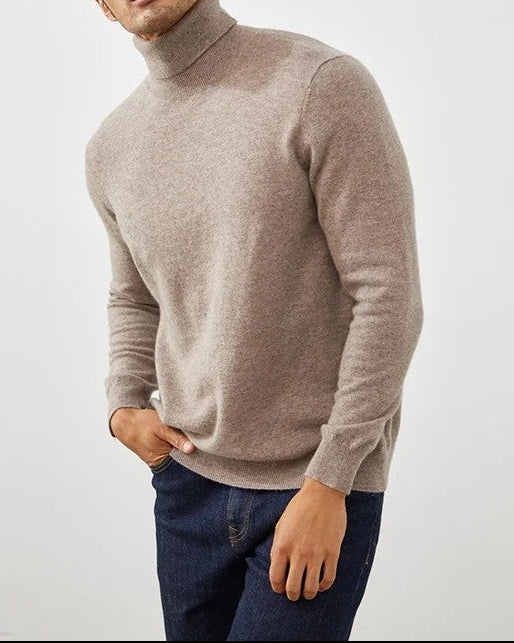 Clive Men's Refined Knit Turtleneck Sweater