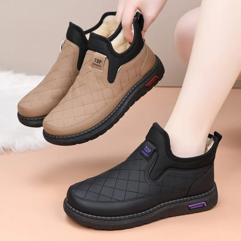 Diana Women's Quilted Slip-On Winter Shoes