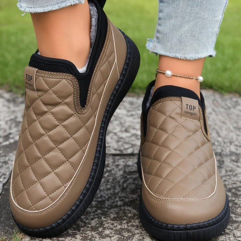 Elise Women's Quilted Slip-On Comfort Sneakers