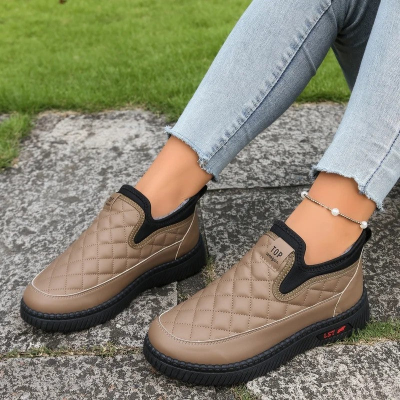 Elise Women's Quilted Slip-On Comfort Sneakers