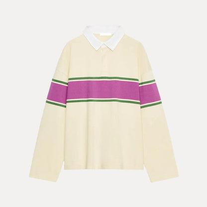 Elsa Relaxed Stripe Rugby Shirt