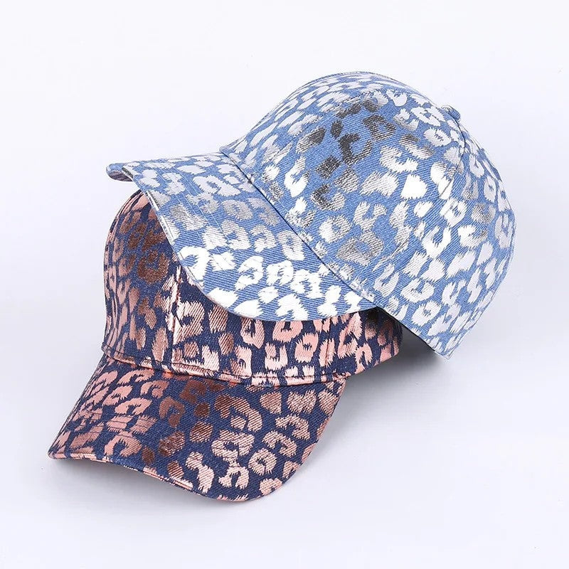 Ethan Men's Printed Denim Baseball Cap