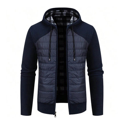 Frank Quilted Hooded Knit Jacket
