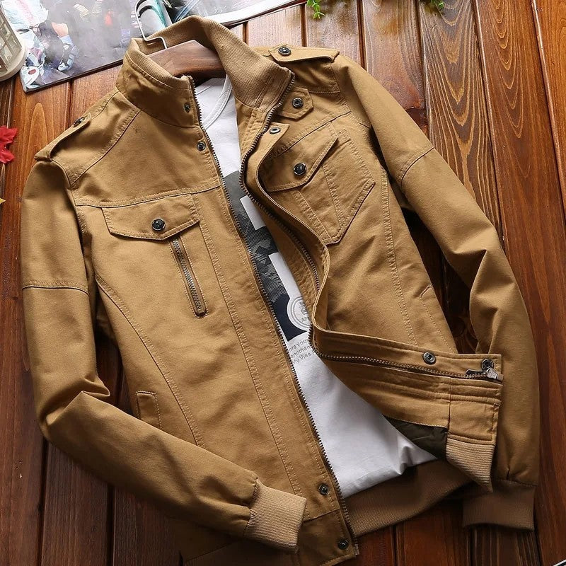 George Utility Cotton Bomber Jacket