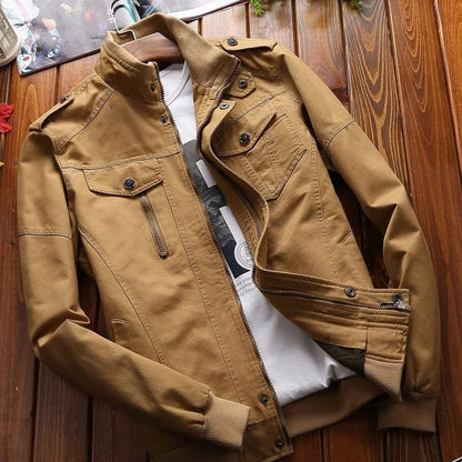 George Utility Cotton Bomber Jacket