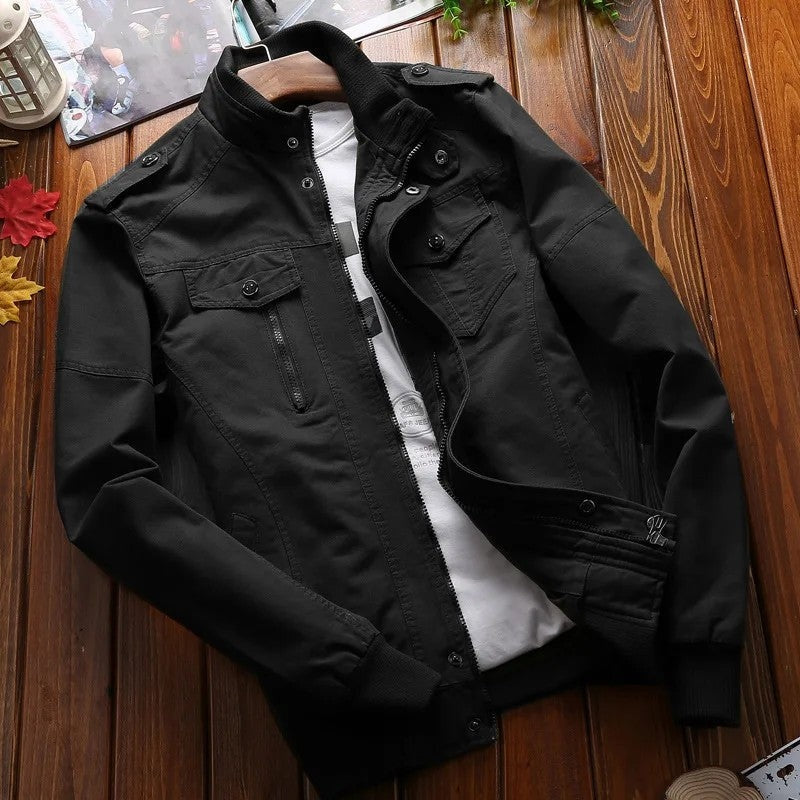 George Utility Cotton Bomber Jacket
