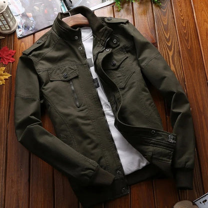 George Utility Cotton Bomber Jacket