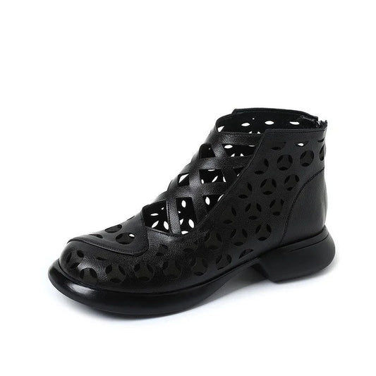 Gianna Women's Cutout Crisscross Ankle Boot