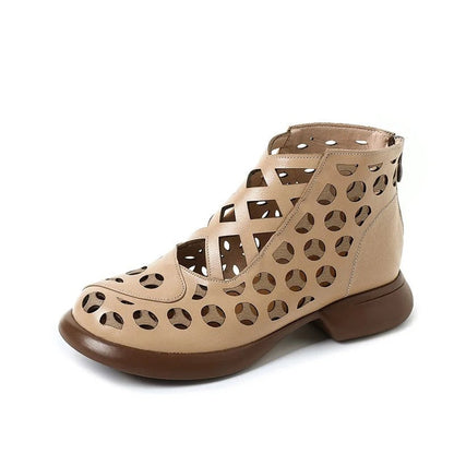 Gianna Women's Cutout Crisscross Ankle Boot