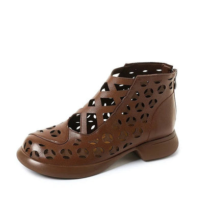 Gianna Women's Cutout Crisscross Ankle Boot