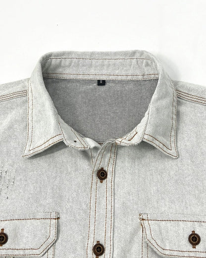 Grant Relaxed Stretch Button-Up Shirt