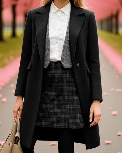 Helen Relaxed Tailored Long Coat