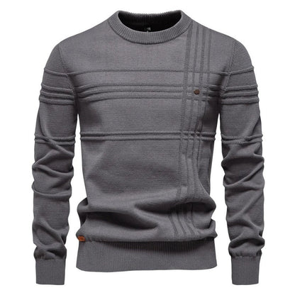 Hugo Textured Crewneck Knit Sweater