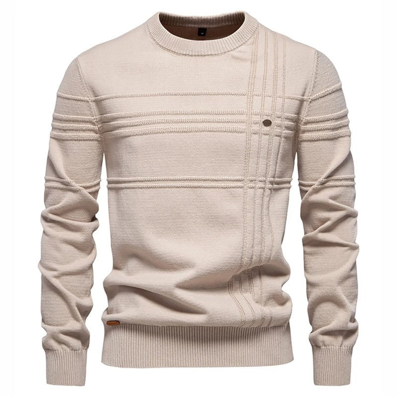 Hugo Textured Crewneck Knit Sweater