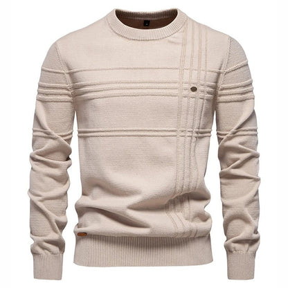 Hugo Textured Crewneck Knit Sweater