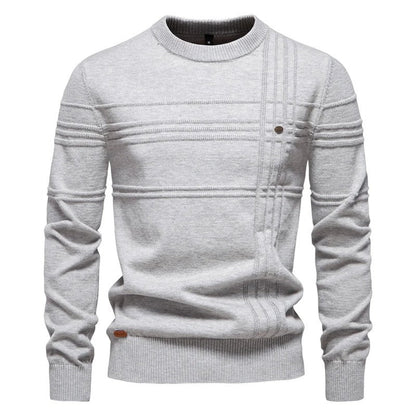 Hugo Textured Crewneck Knit Sweater