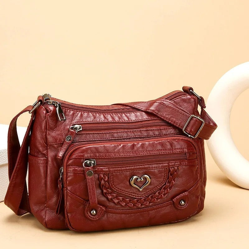 Ivy Women's Multi-Pocket Shoulder Bag