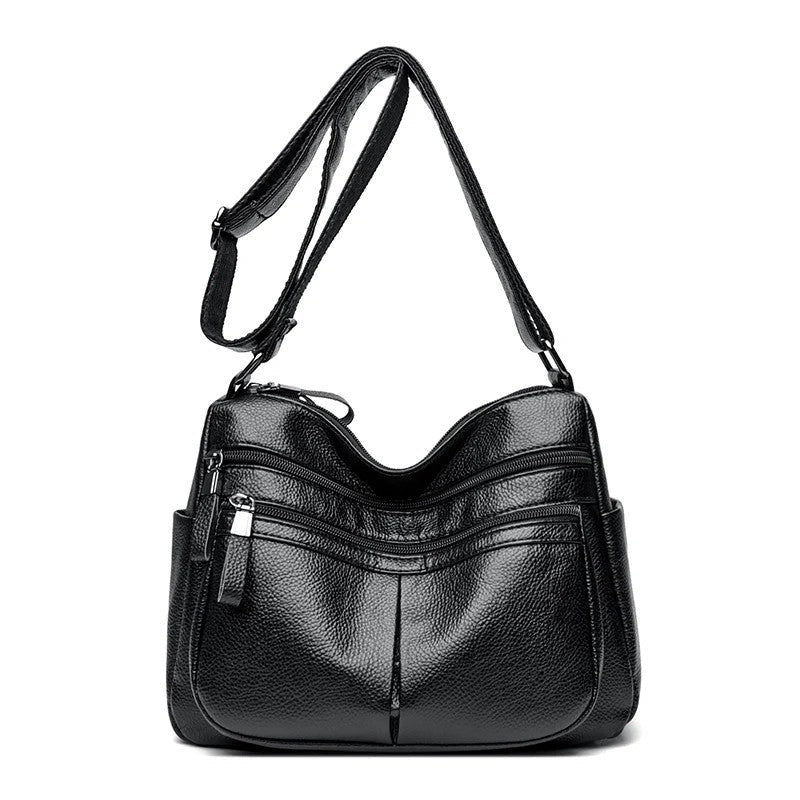 Ivy Women's Textured Multi-Pocket Shoulder Bag