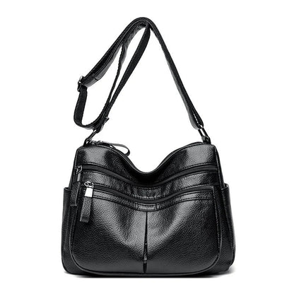 Ivy Women's Textured Multi-Pocket Shoulder Bag