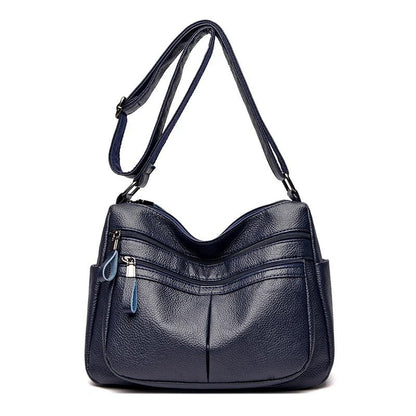 Ivy Women's Textured Multi-Pocket Shoulder Bag