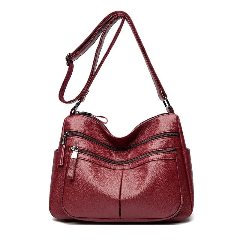 Ivy Women's Textured Multi-Pocket Shoulder Bag